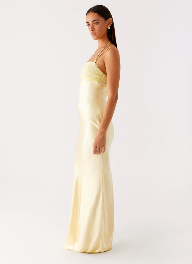 Peppermayo Exclusive Belize Maxi Dress - Yellow - View 4 | Shop Formal Dress