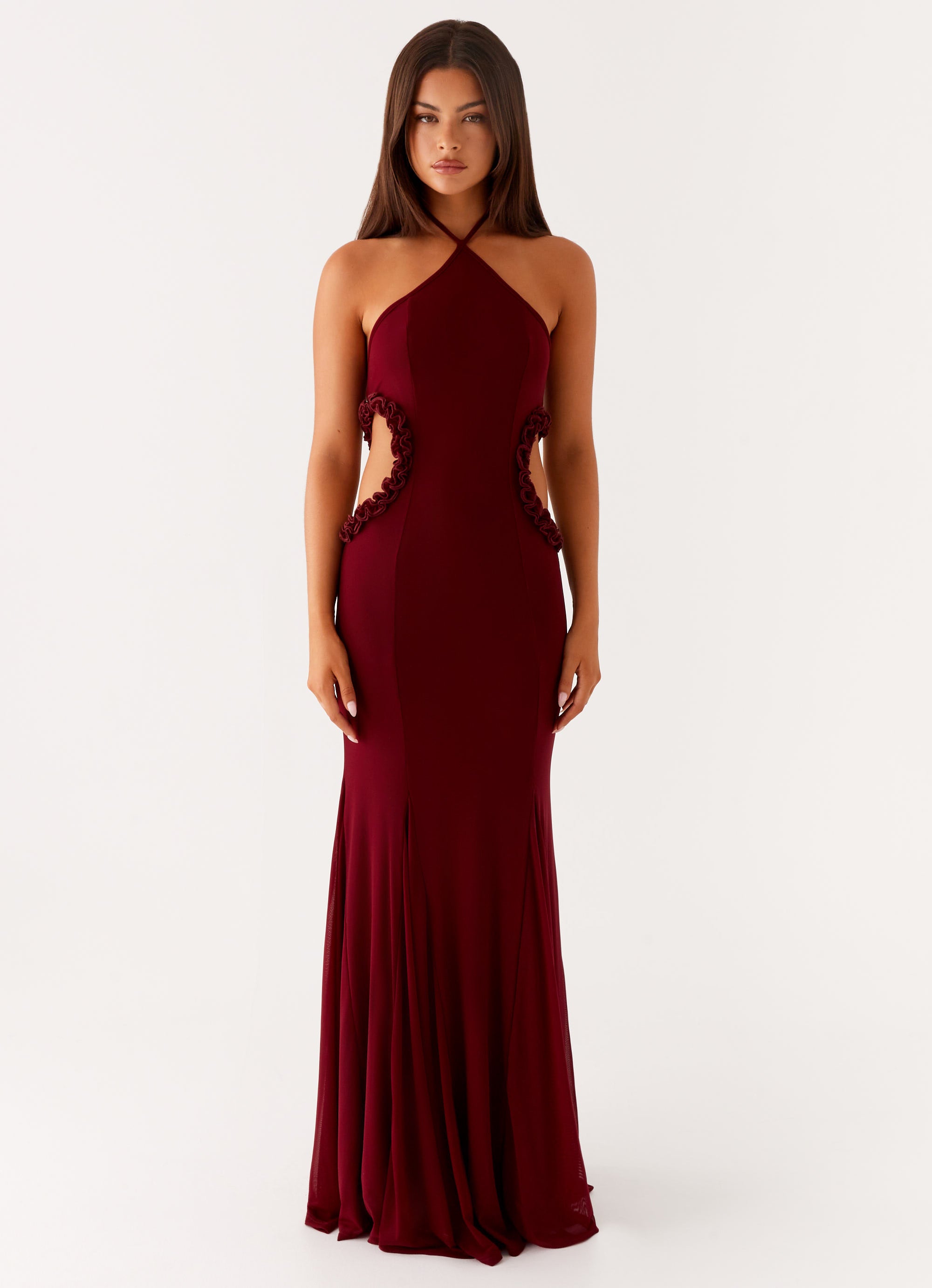 promenade maxi dress in wine Promenade Maxi Dress In Wine
