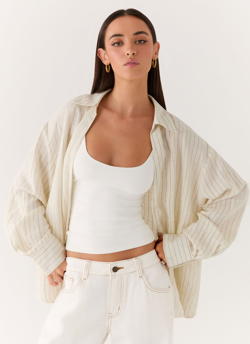 Alessio Shirt - Desert Stripe