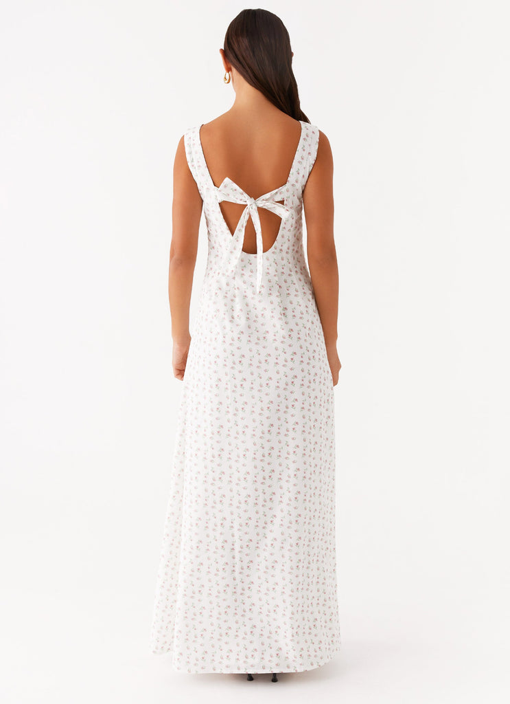 Peppermayo Exclusive All My Love Maxi Dress - White Floral - Image 5