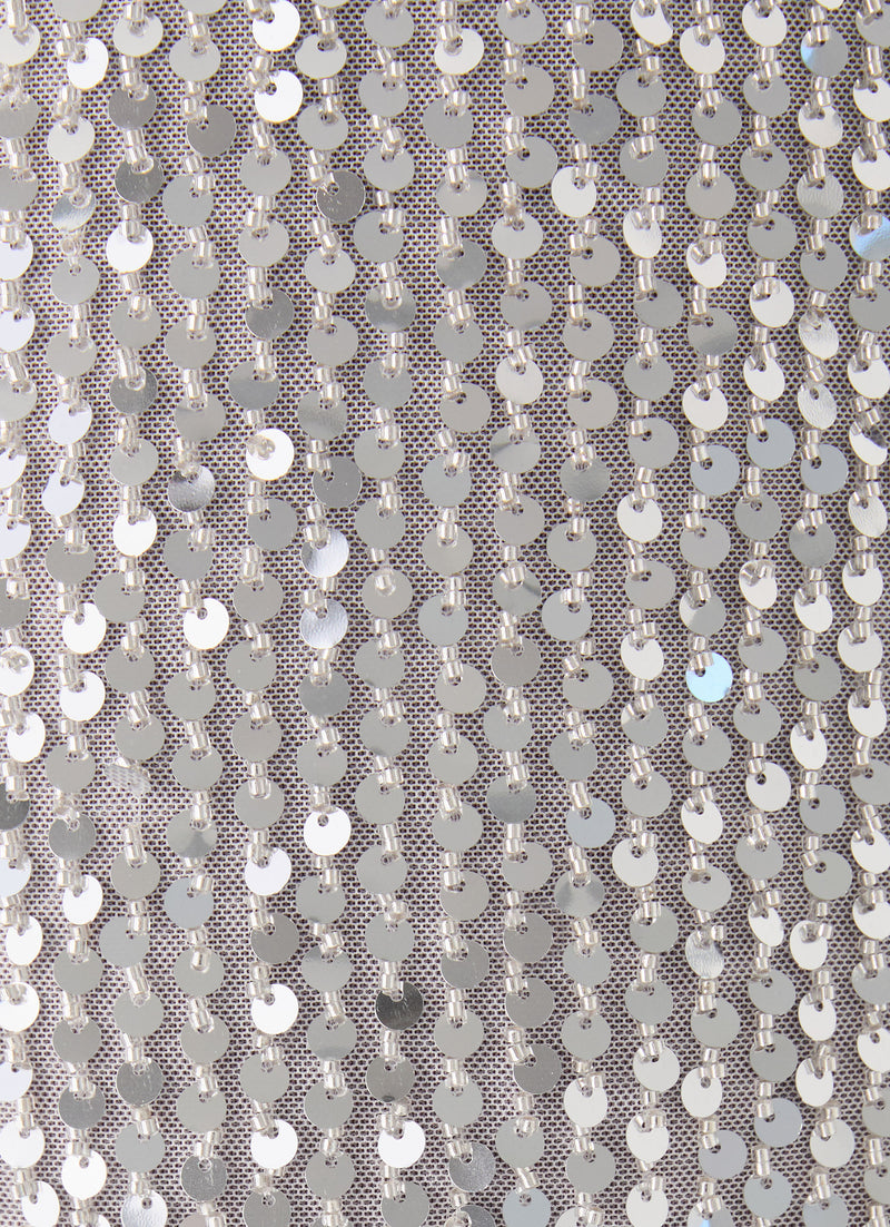 Alula Sequin Mini Dress - Silver
