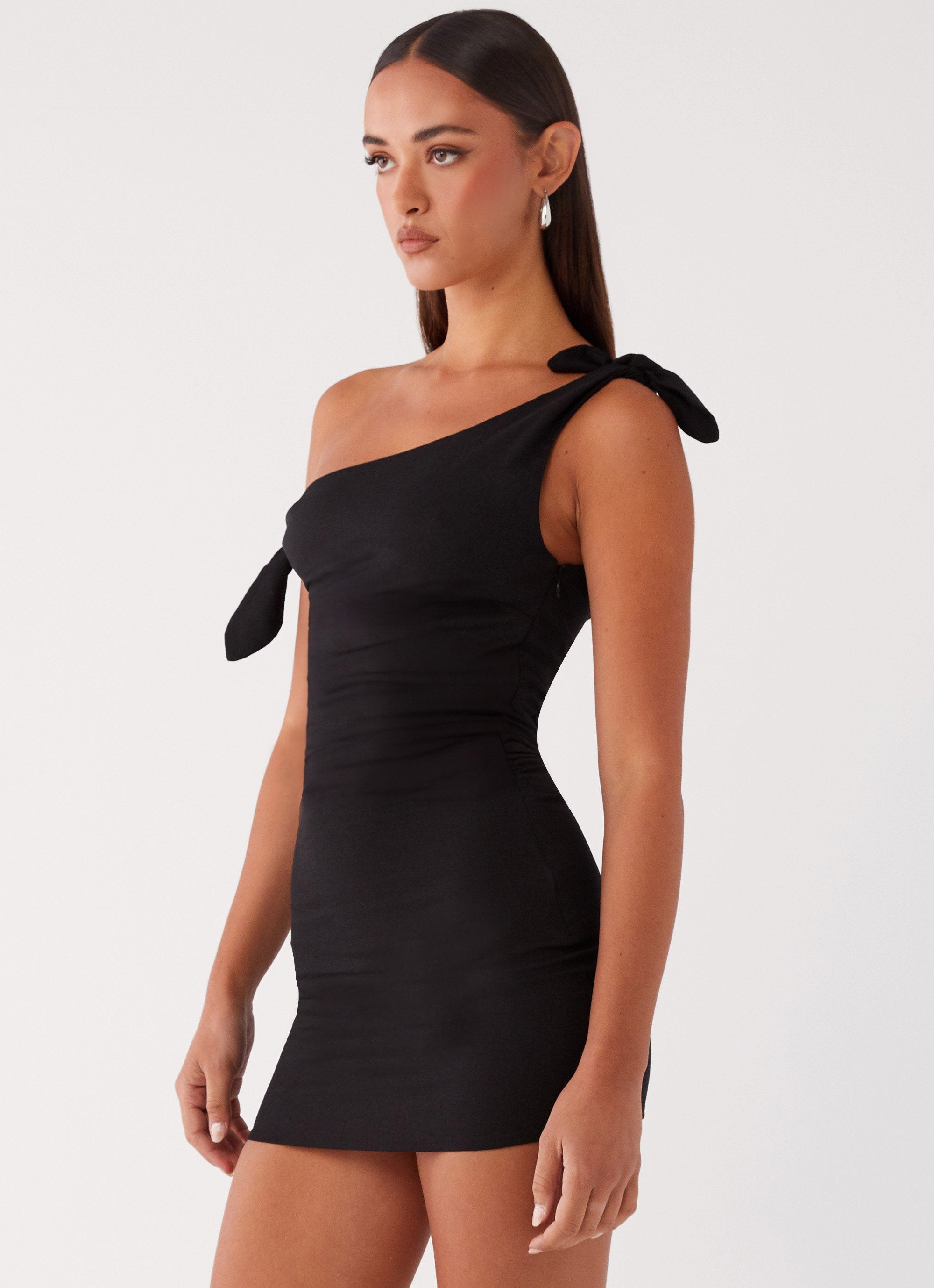 Amazonia Linen Mini Dress - Black Peppermayo Amazonia Linen Mini Dress - Black Peppermayo