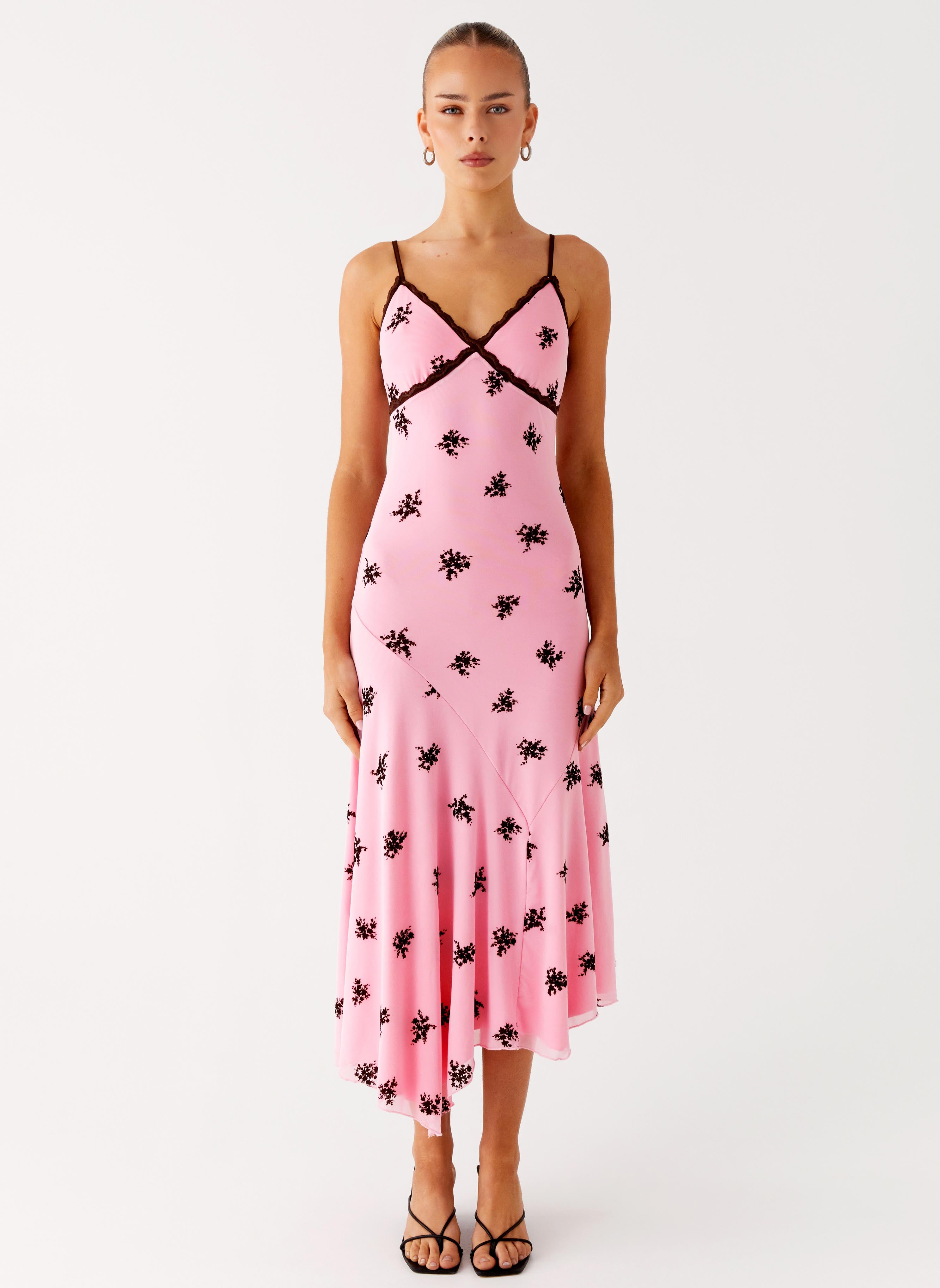 Amelia Midi Dress - Pink Peppermayo Amelia Midi Dress - Pink Peppermayo