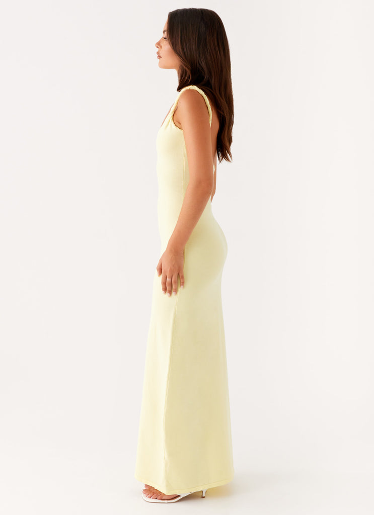 Anastasia Maxi Dress Yellow 2 Peppermayo