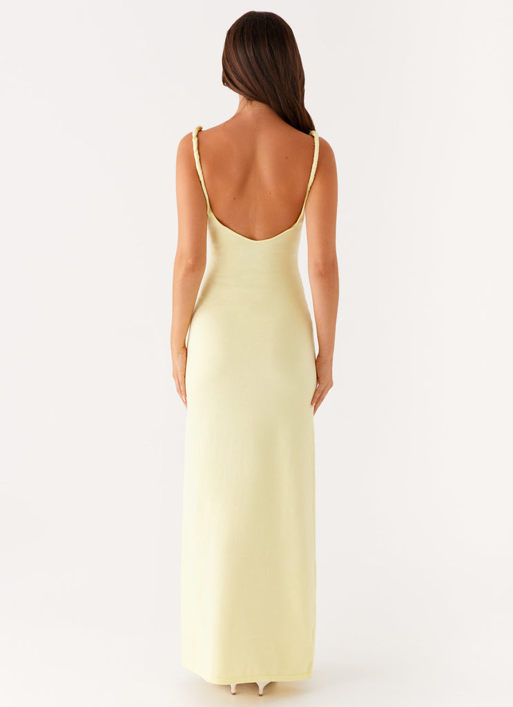 Anastasia Maxi Dress Yellow 3 Peppermayo