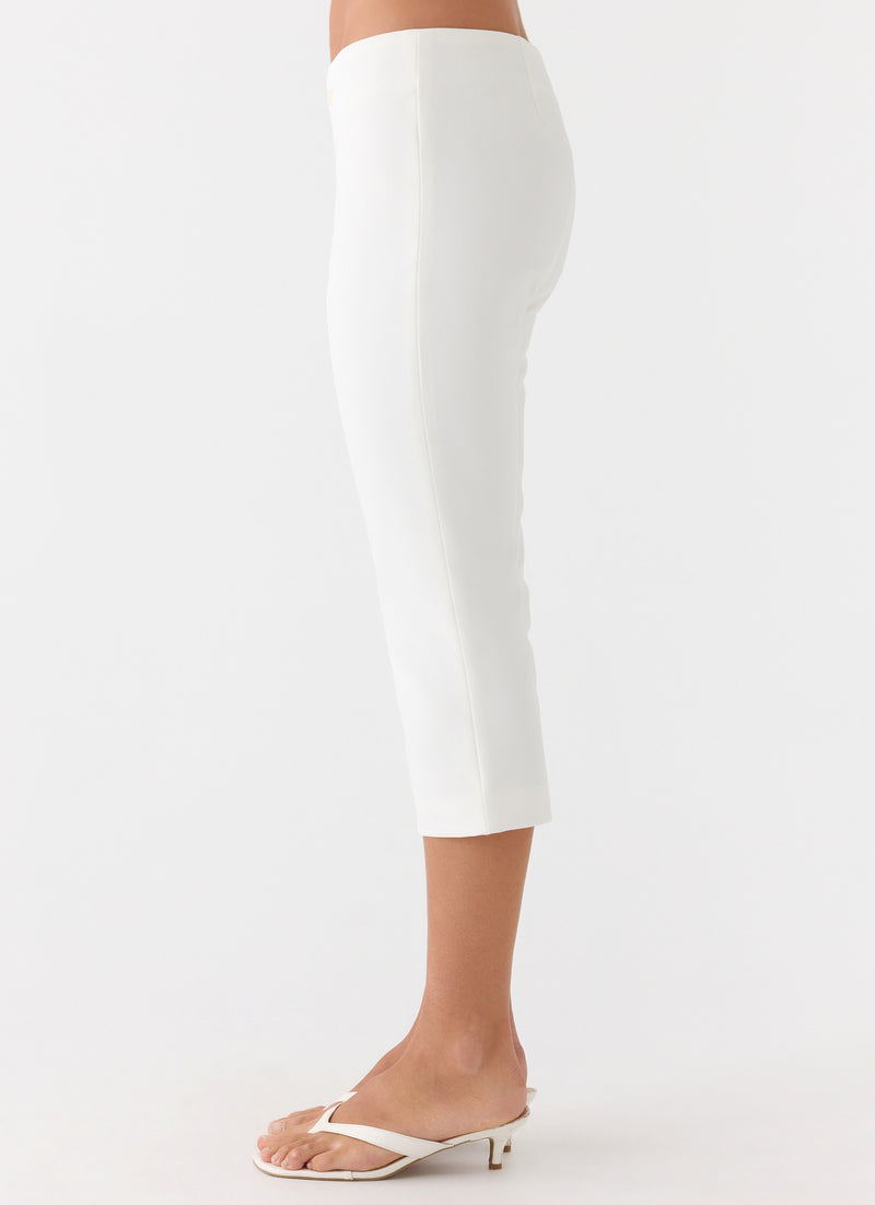 Andrea Pants - White