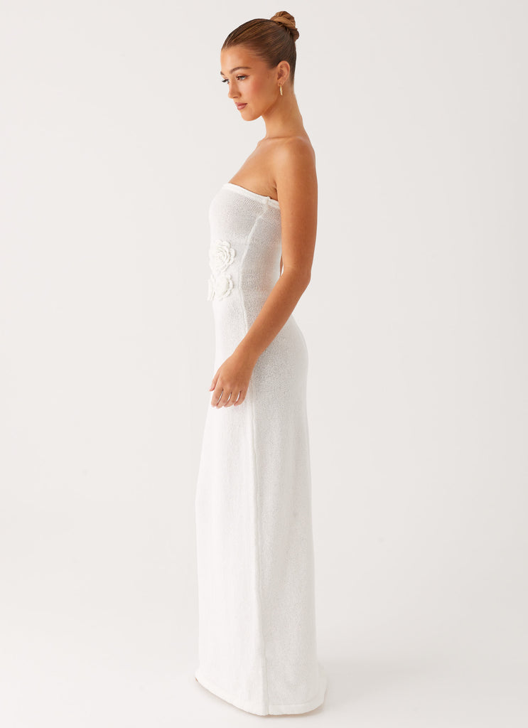 Peppermayo Exclusive Arli Strapless Maxi Dress - Ivory - View 5 | Shop Formal Dress