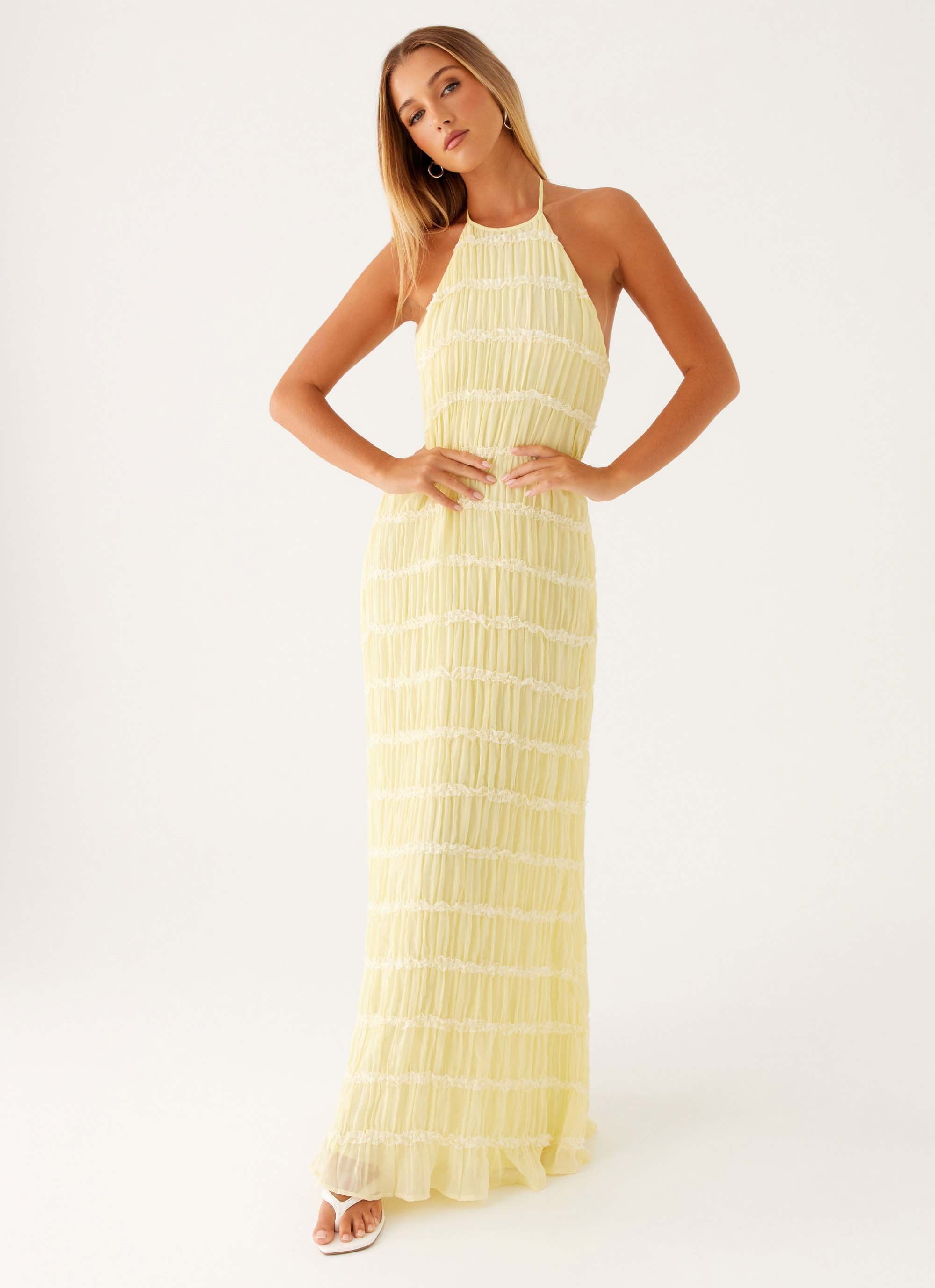 Aullie Maxi Dress - Yellow Peppermayo Aullie Maxi Dress - Yellow Peppermayo