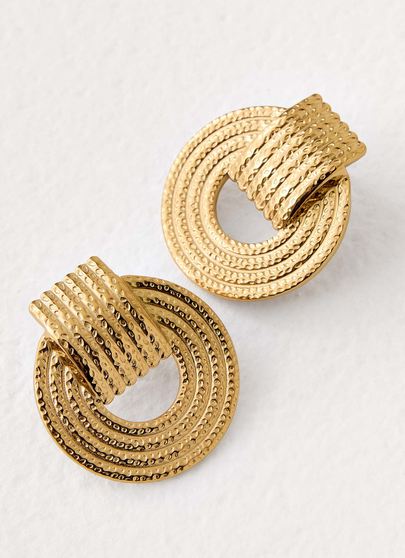 Azure Coast Earrings - Gold