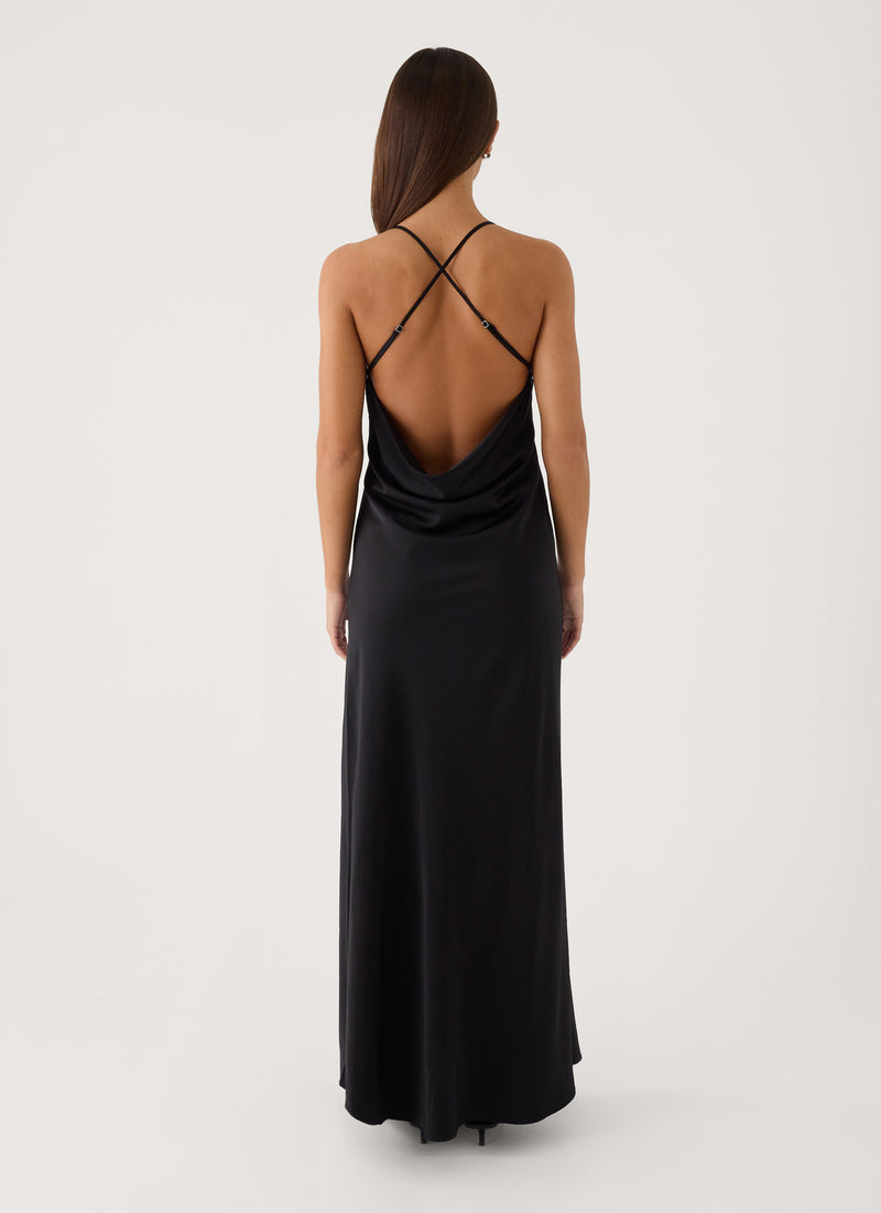 Bailie Maxi Dress - Black