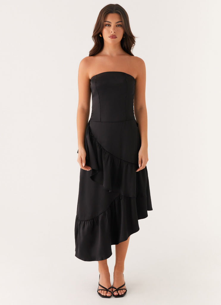 Peppermayo Exclusive Beatrice Midi Dress - Black - Image 3