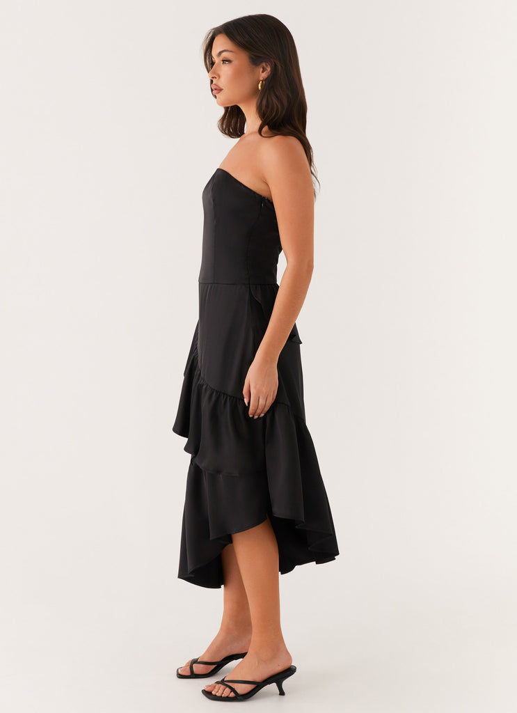 Peppermayo Exclusive Beatrice Midi Dress - Black - Image 4