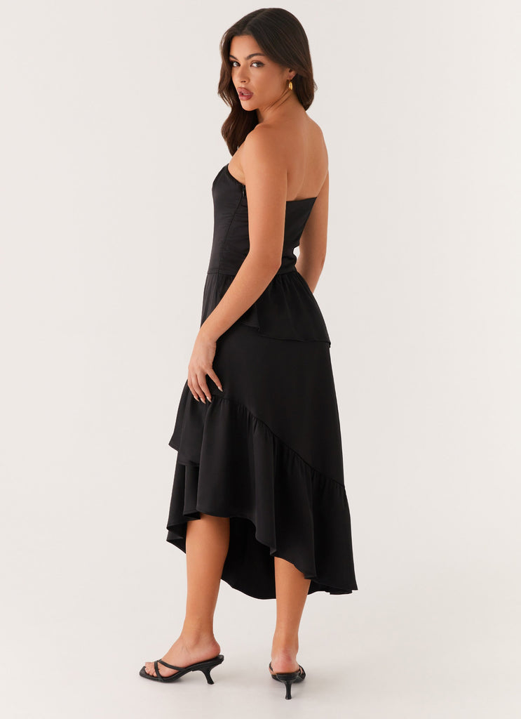 Peppermayo Exclusive Beatrice Midi Dress - Black - Image 5