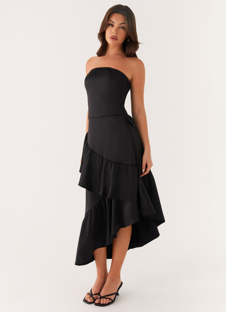 Peppermayo Exclusive Beatrice Midi Dress - Black - Image 6