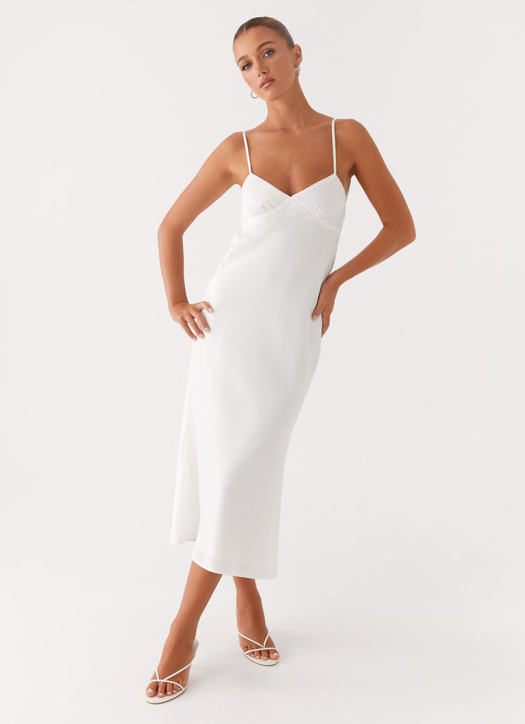 Shop Formal Dress - Peppermayo Exclusive Bentley Midi Dress - White secondary image