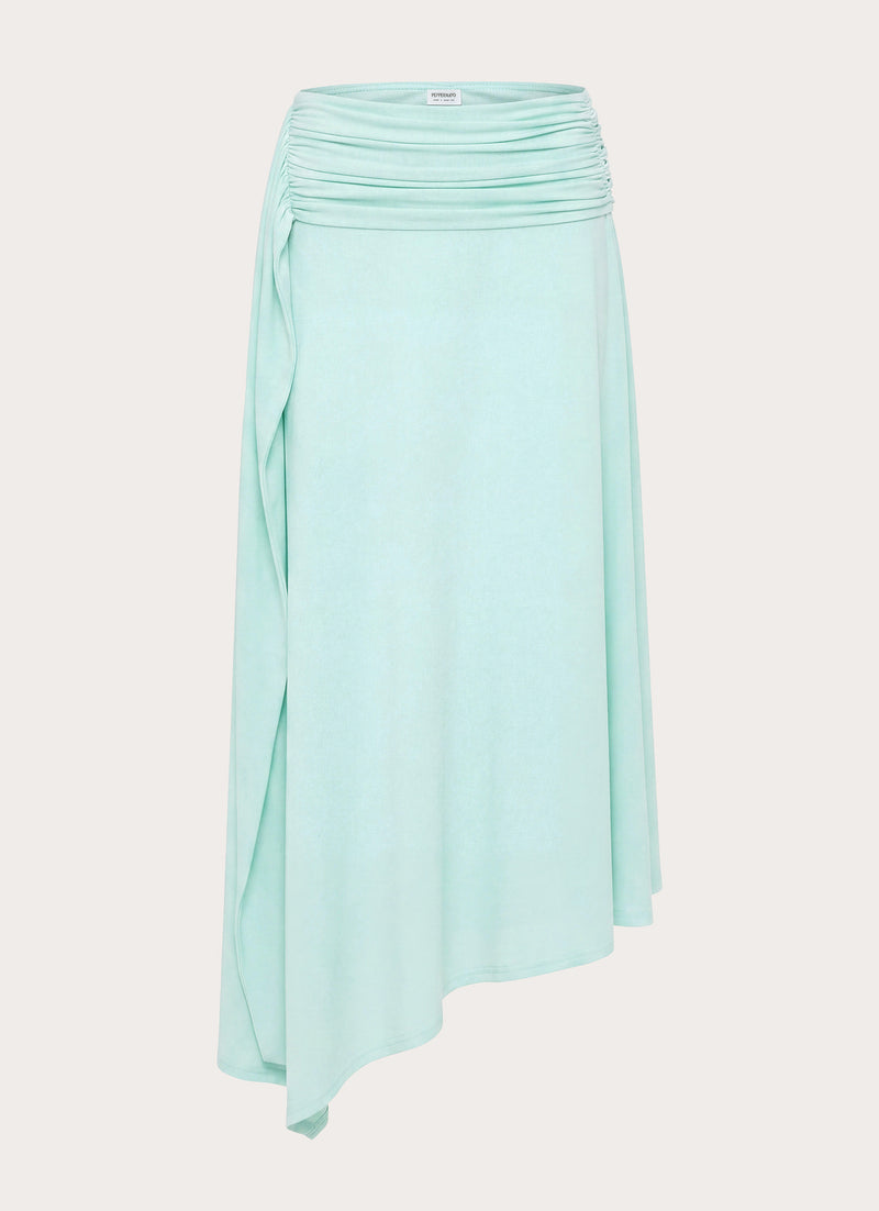 Briege Maxi Skirt - Aqua