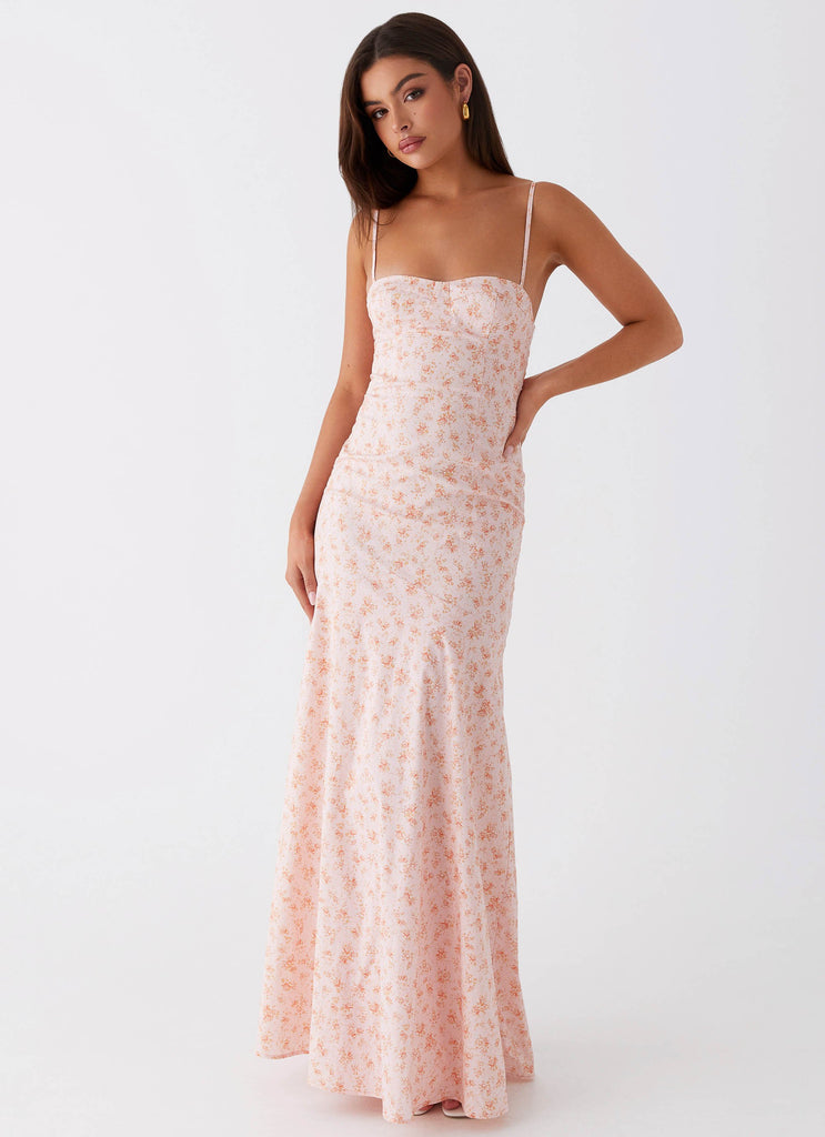 Collective Dress - Peppermayo Exclusive Britney Maxi Dress - Pink Ditsy Floral featured image