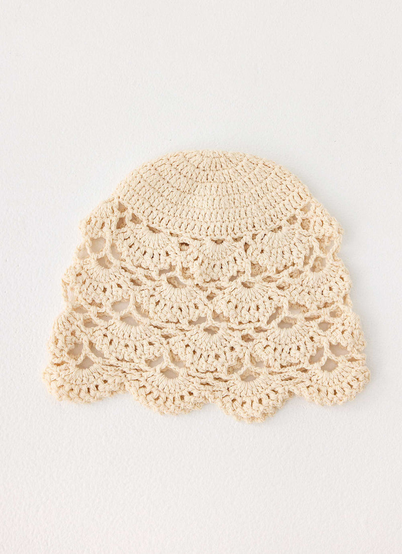 Cabana Girl Crochet Hat - Ivory