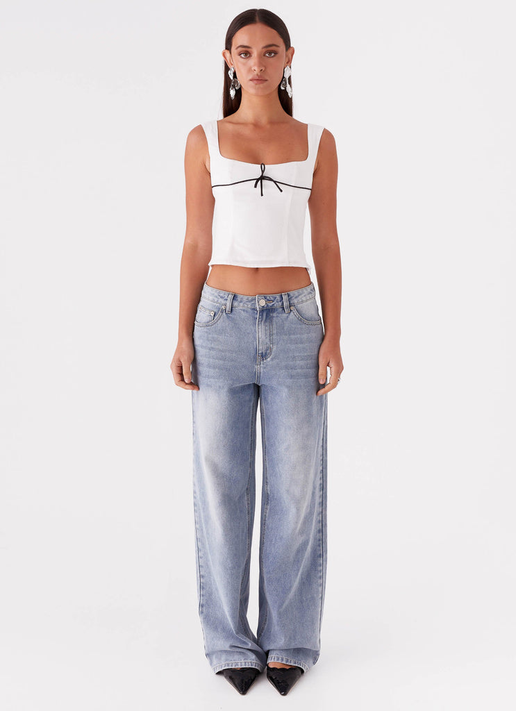 Collective Tops - Peppermayo Exclusive Cadence Top - White fifth image