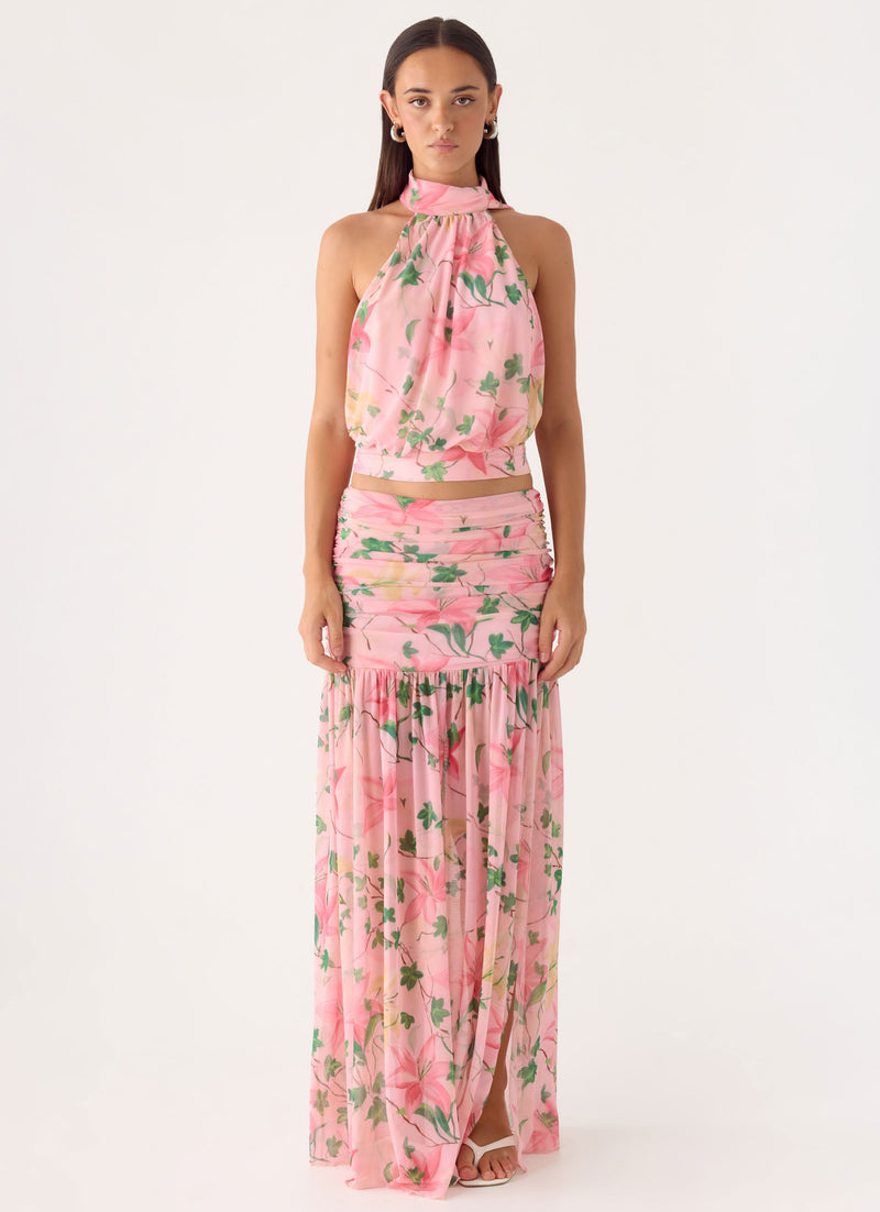 Cantrall Maxi Skirt - Blooming Spring