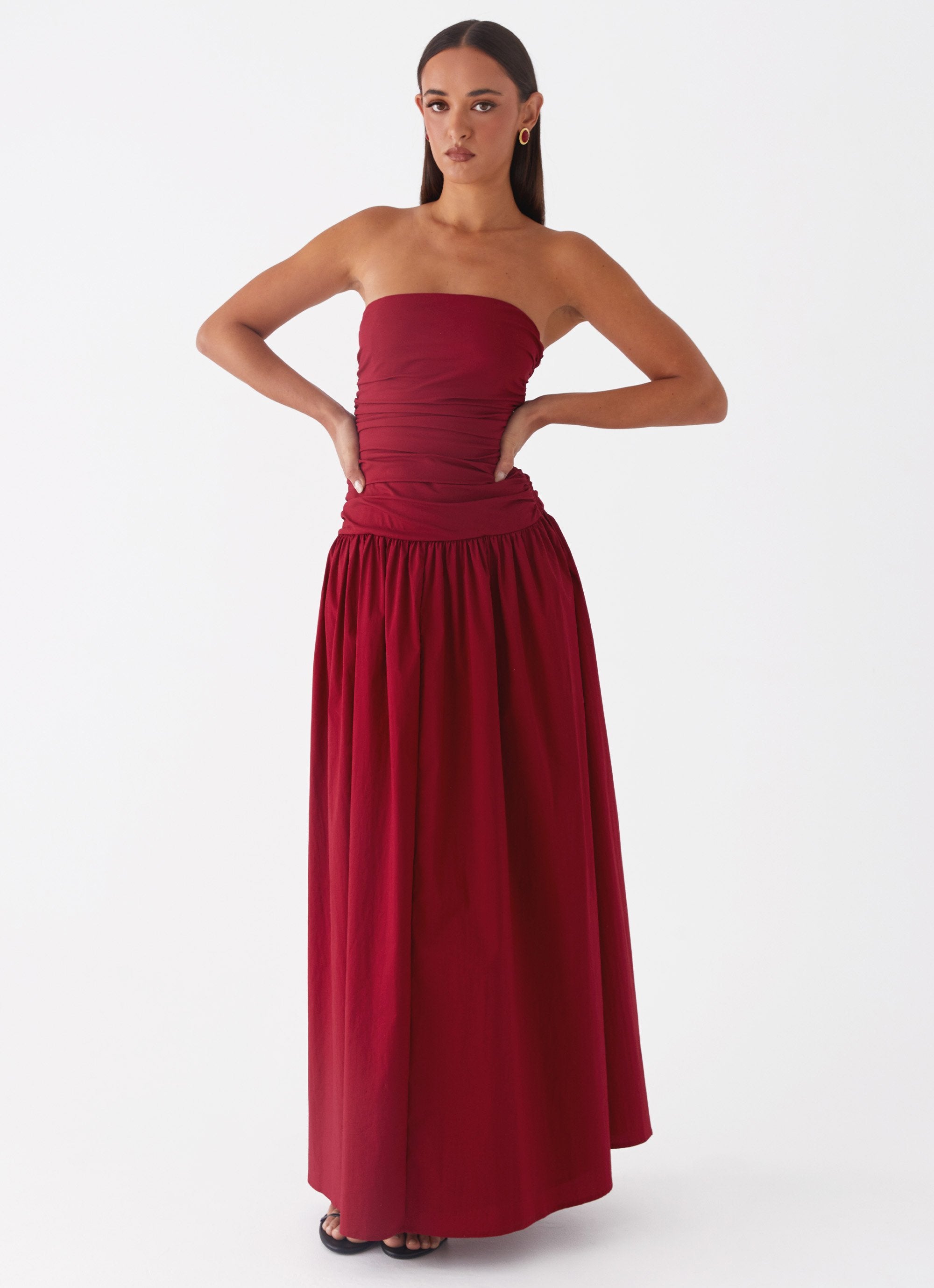 Carmel Maxi Dress - Merlot Peppermayo Carmel Maxi Dress - Merlot Peppermayo
