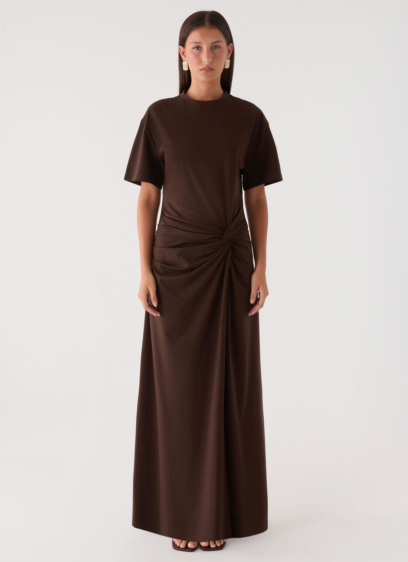 Celyse Maxi Dress - Chocolate