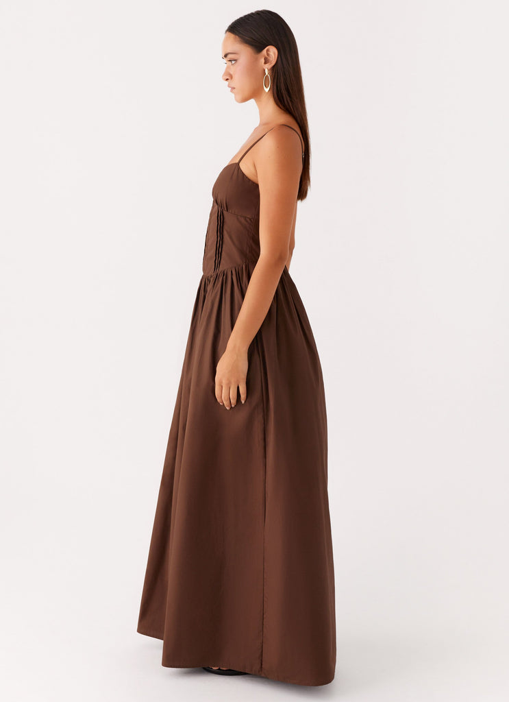Collective Dress - Peppermayo Exclusive Cerys Maxi Dress - Chocolate image 4