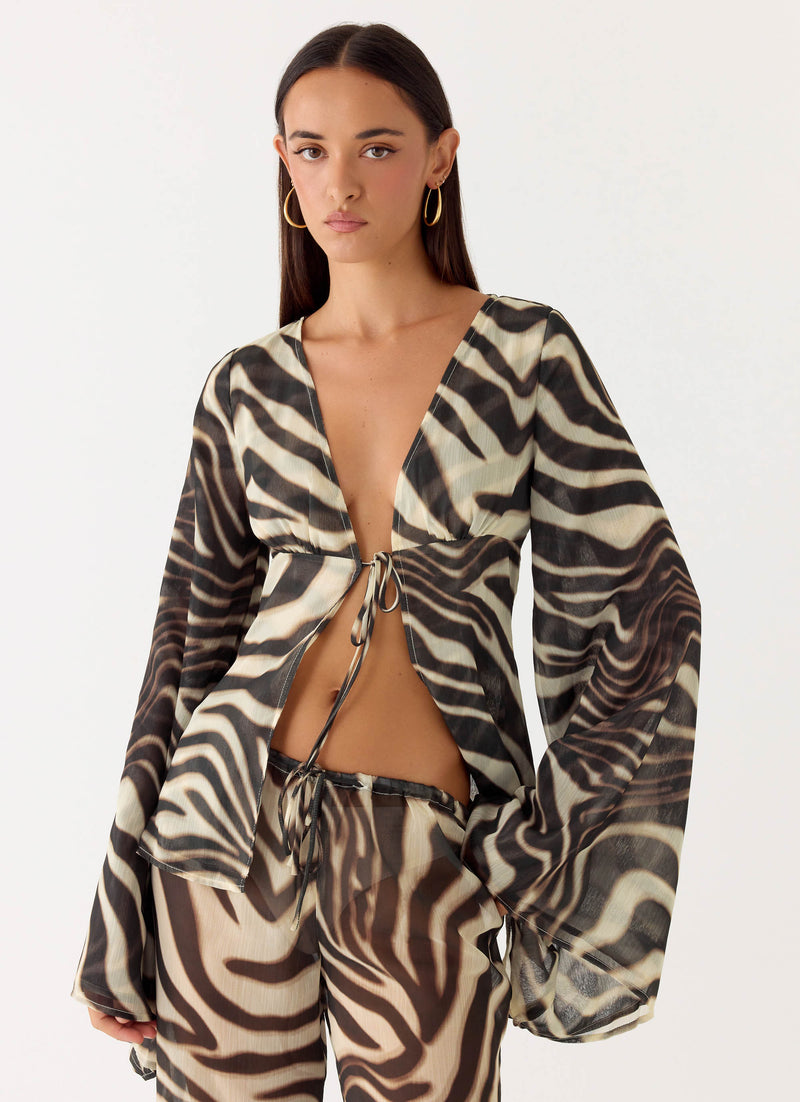 Chaty Top - Zebra