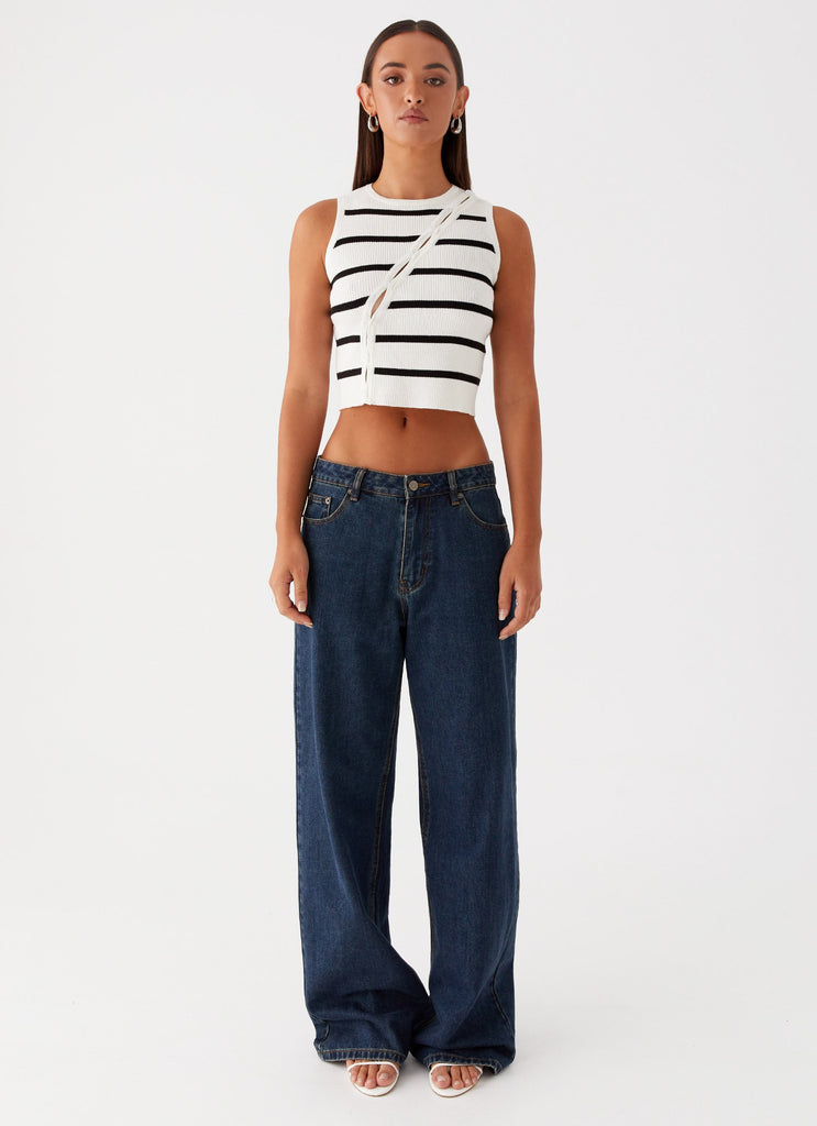 Collective Tops - Peppermayo Exclusive Chromatic Charm Knit Top - Ivory third image