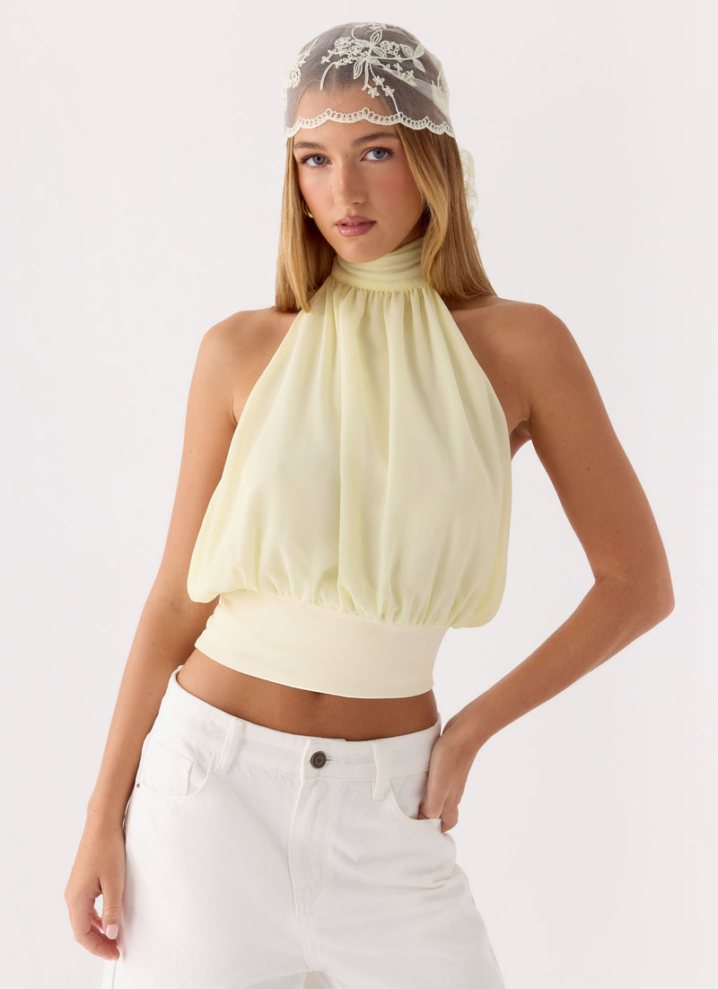 Citrus Squeeze Scarf - Yellow