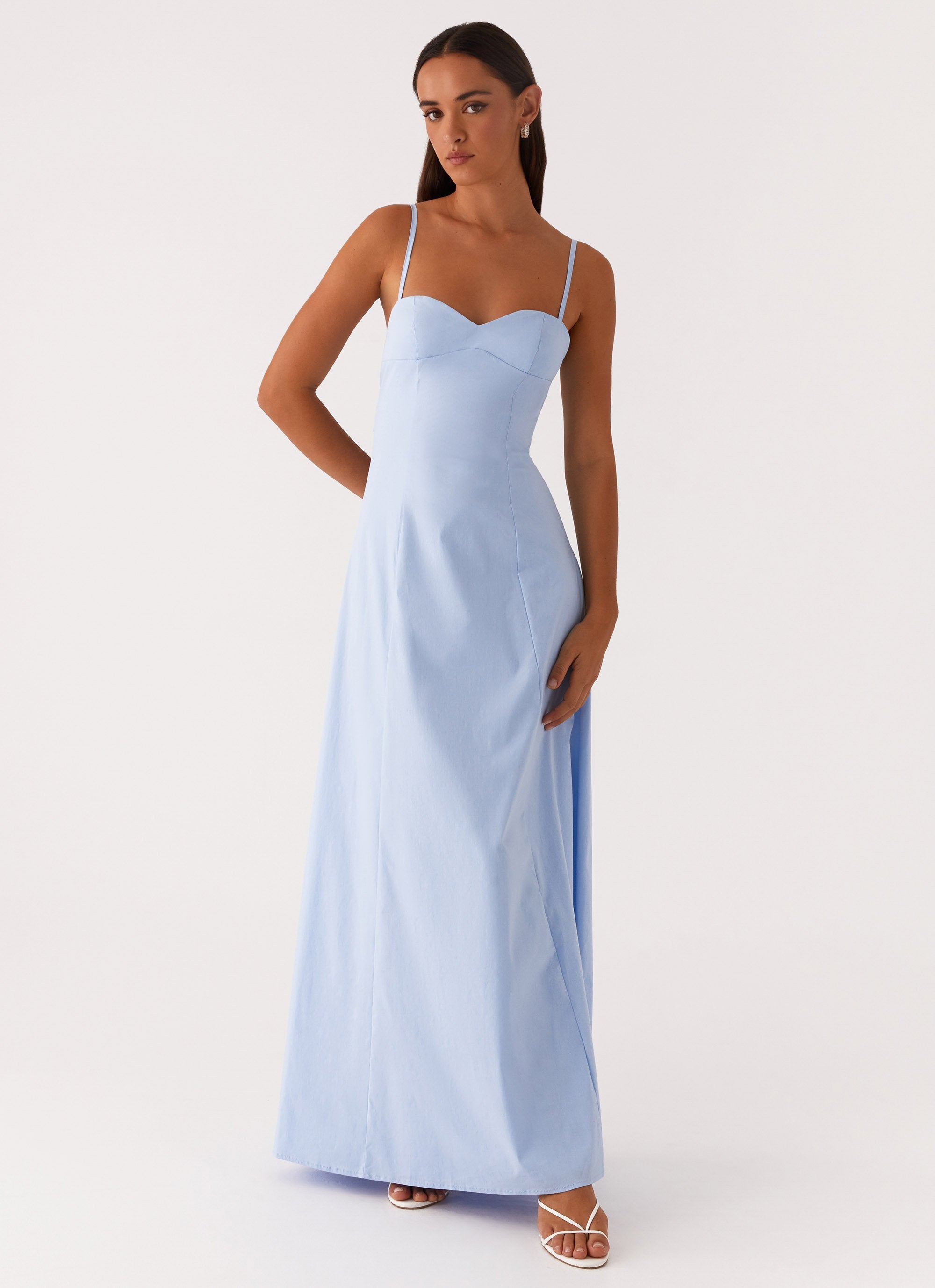 Clear As Day Maxi Dress - Blue Peppermayo Clear As Day Maxi Dress - Blue Peppermayo