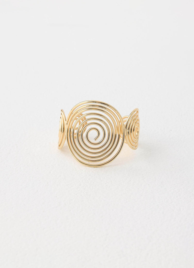 Cocoa Rush Arm Cuff - Gold
