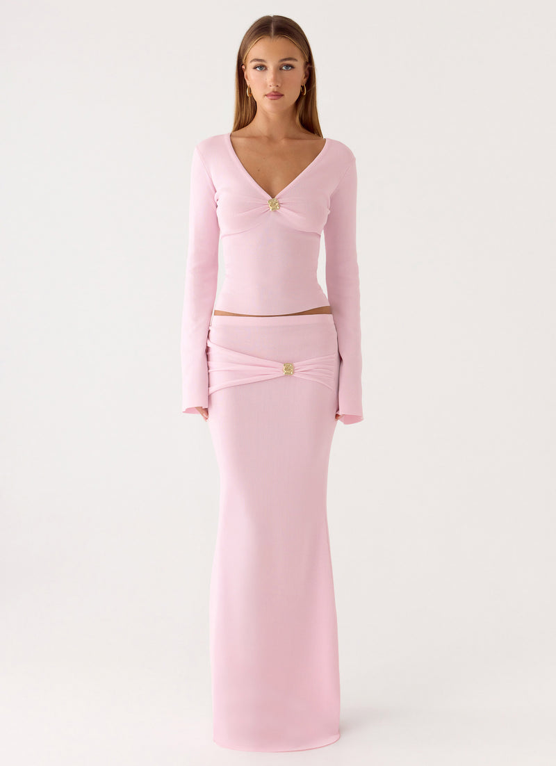 Colipso Long Sleeve Top - Pink