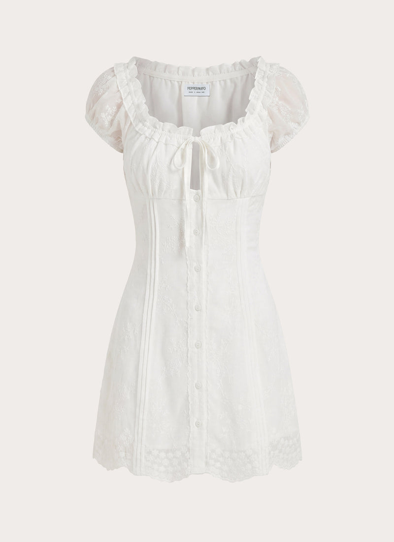 Complexity Mini Dress - White