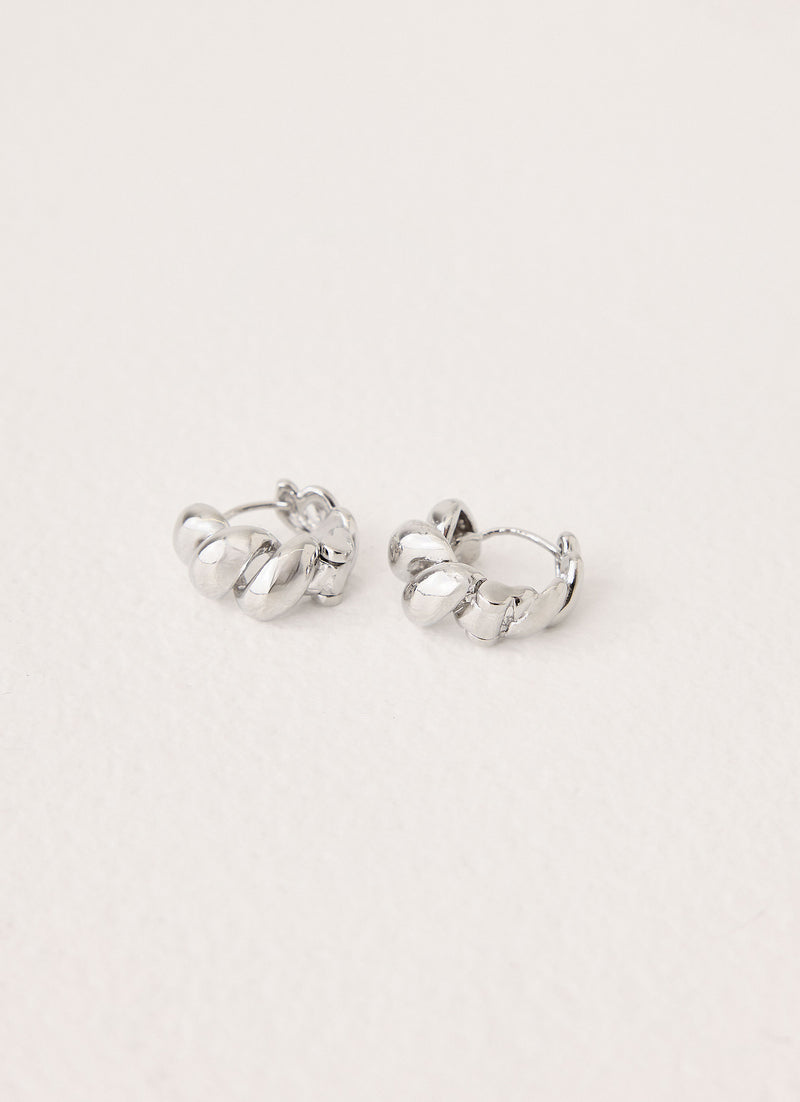Cool Girl Earrings - Silver