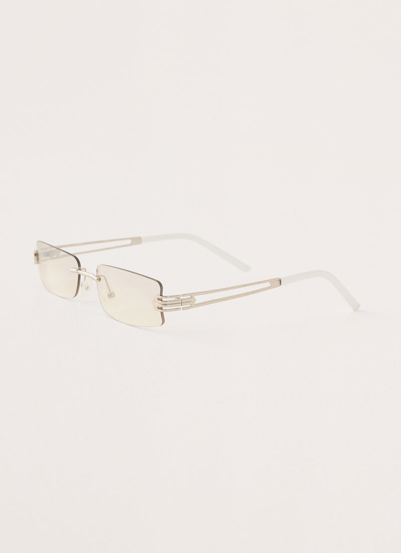 Crystal Rebel Sunglasses - Clear