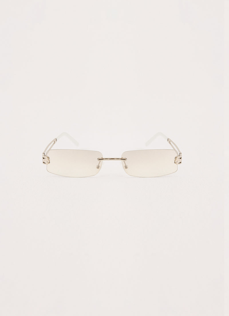 Crystal Rebel Sunglasses - Clear