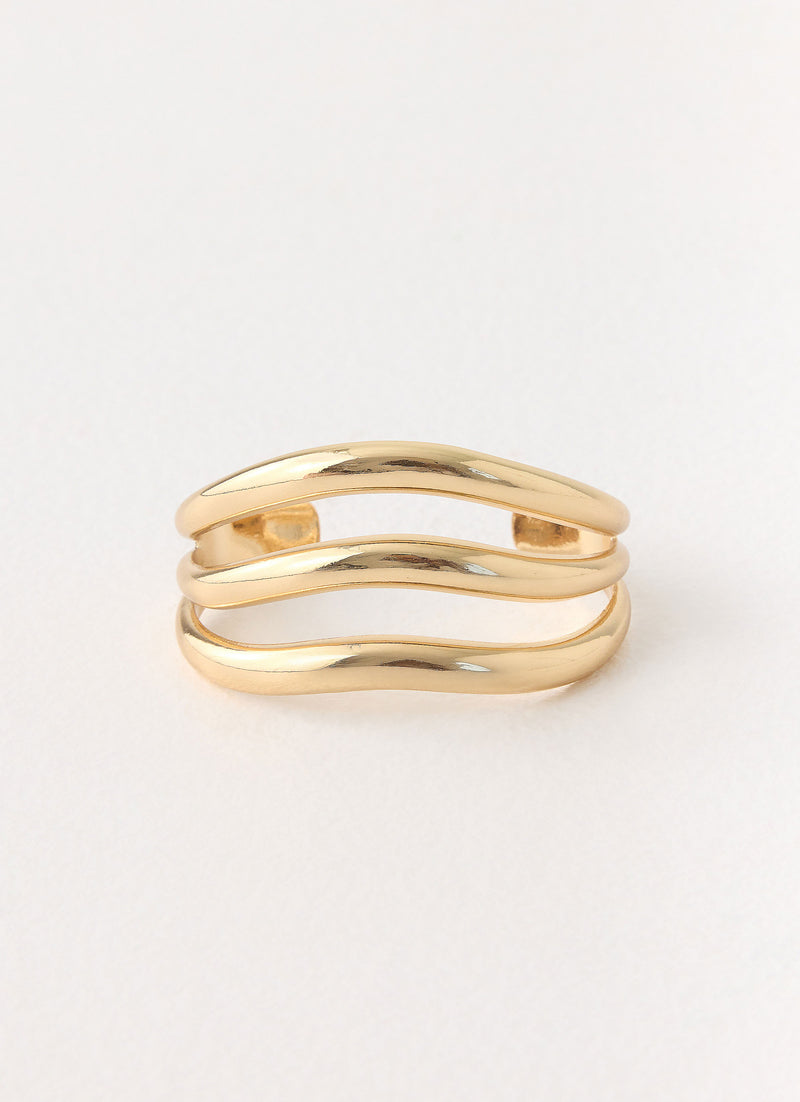 Edgewise Bracelet - Gold