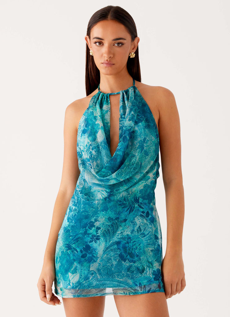 Collective Swimwear - Peppermayo Exclusive Ele Mini Dress - Teal sixth image