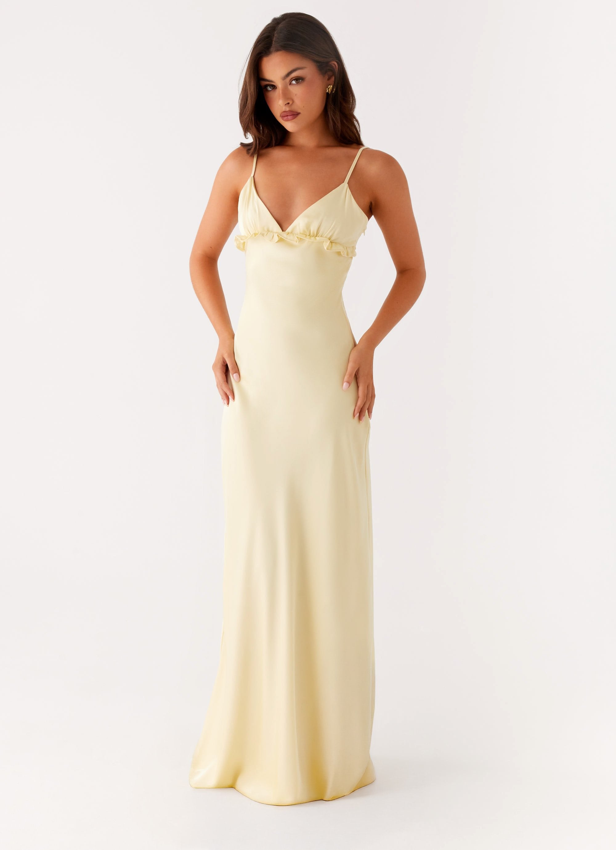 Elona Maxi Dress - Baby Yellow Peppermayo Elona Maxi Dress - Baby Yellow Peppermayo