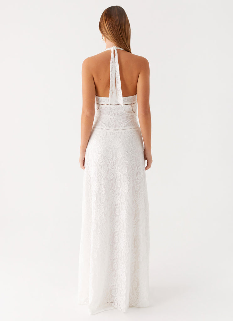 Ember Valley Cotton Maxi Dress - Ivory