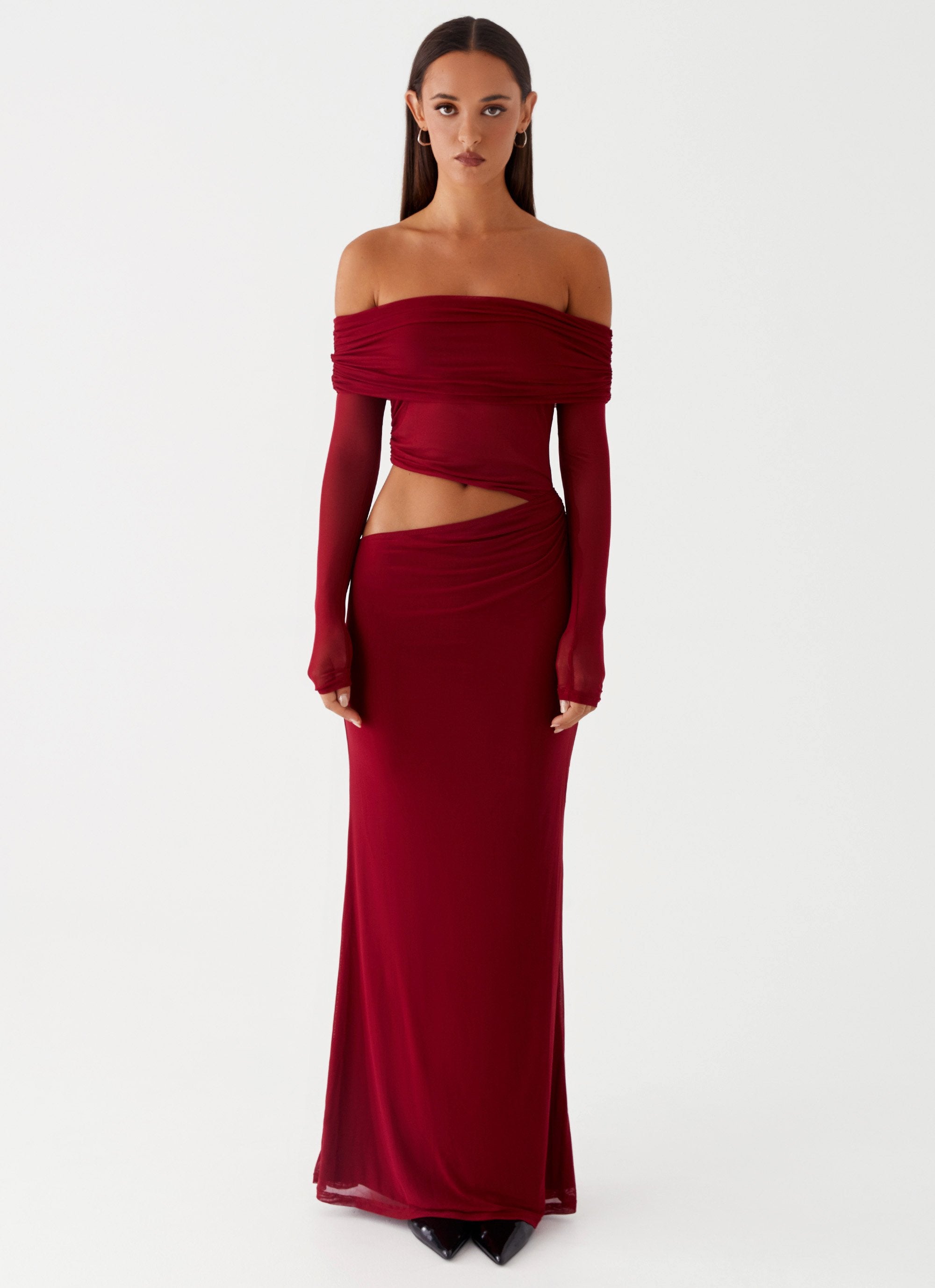 Emery Maxi Dress - Cherry Red Peppermayo Emery Maxi Dress - Cherry Red Peppermayo