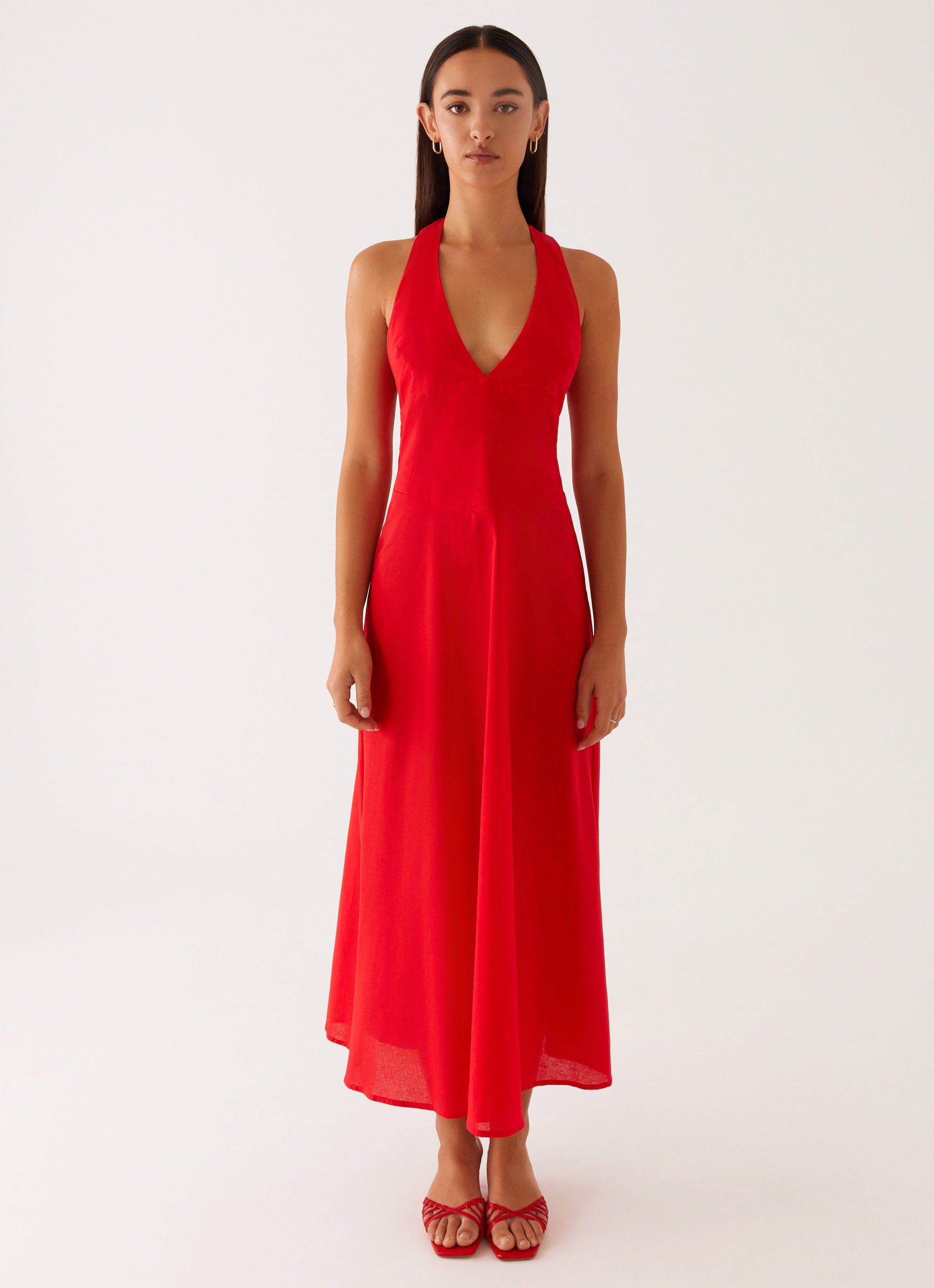 Falling For You Midi Dress - Red Peppermayo Falling For You Midi Dress - Red Peppermayo