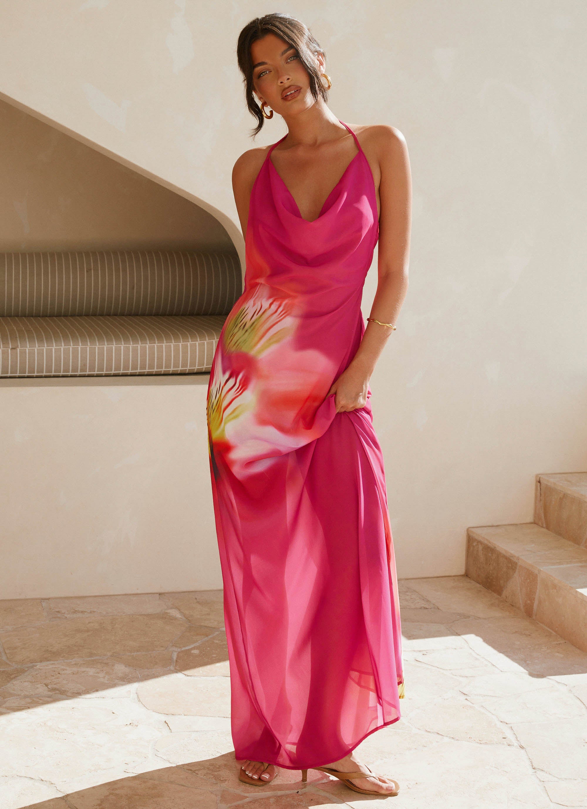 Fantasy Maxi Dress - Pink Tropical Peppermayo Fantasy Maxi Dress - Pink Tropical Peppermayo
