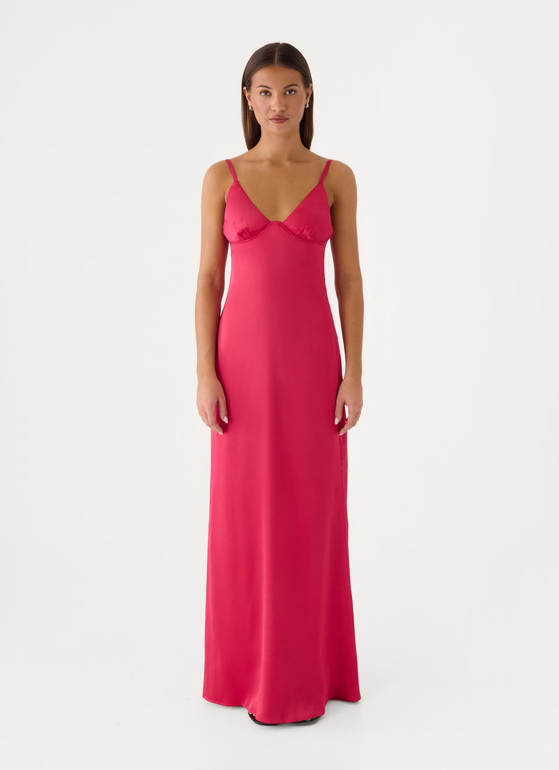 Faria Maxi Dress - Fuchsia
