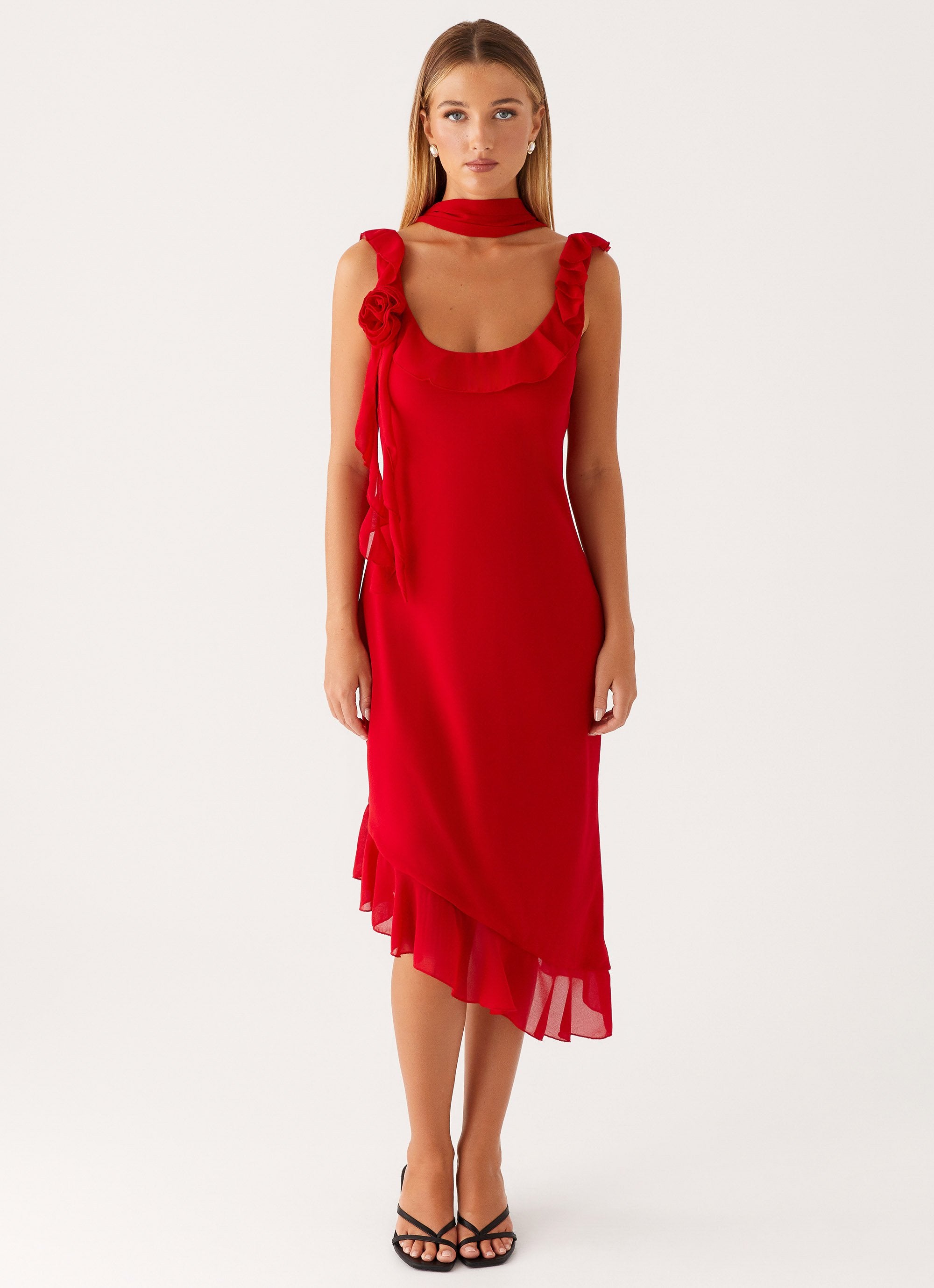 Fariday Midi Dress - Red Peppermayo Fariday Midi Dress - Red Peppermayo