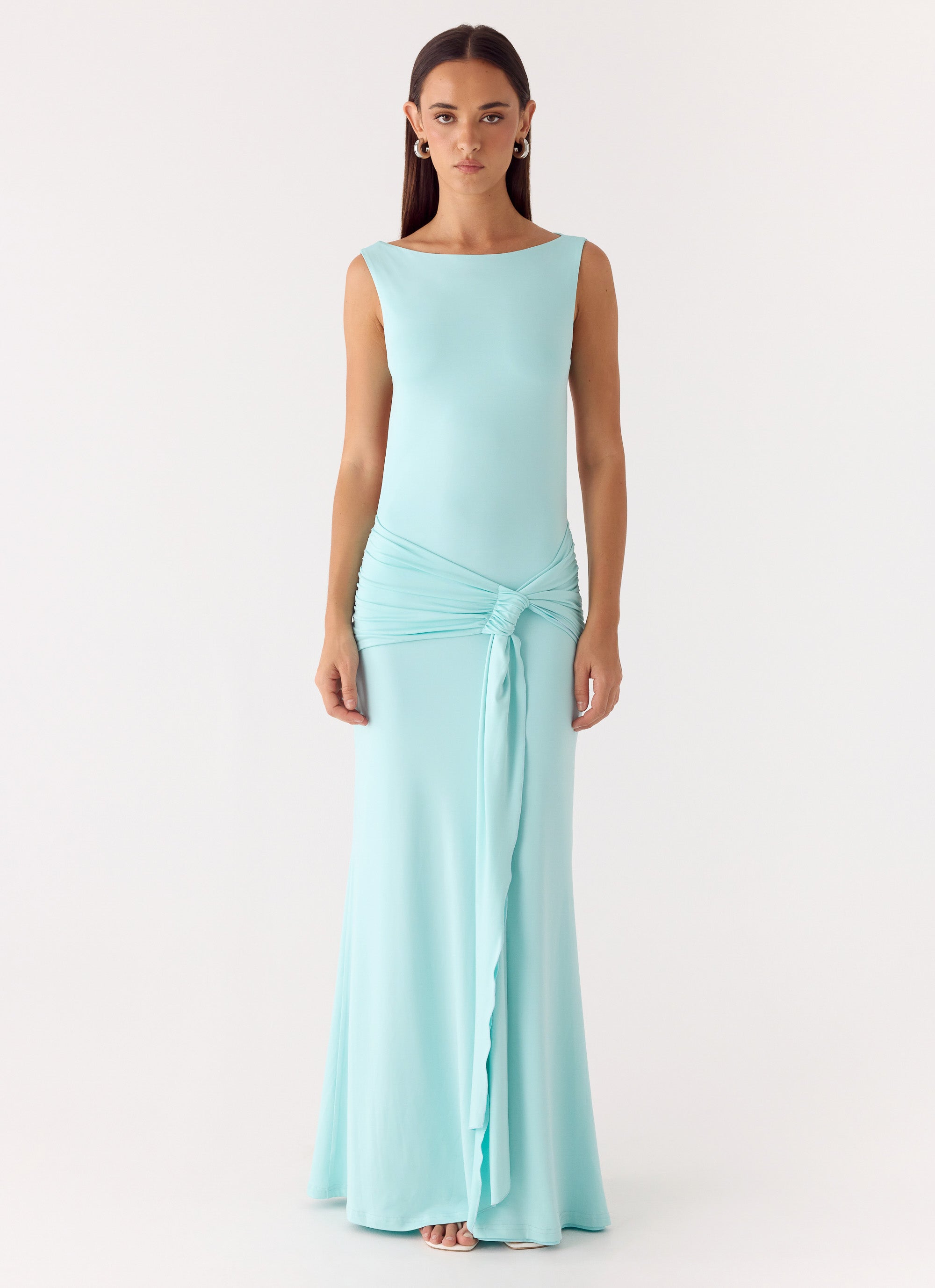 Fault Line Maxi Dress - Aqua Peppermayo Fault Line Maxi Dress - Aqua Peppermayo