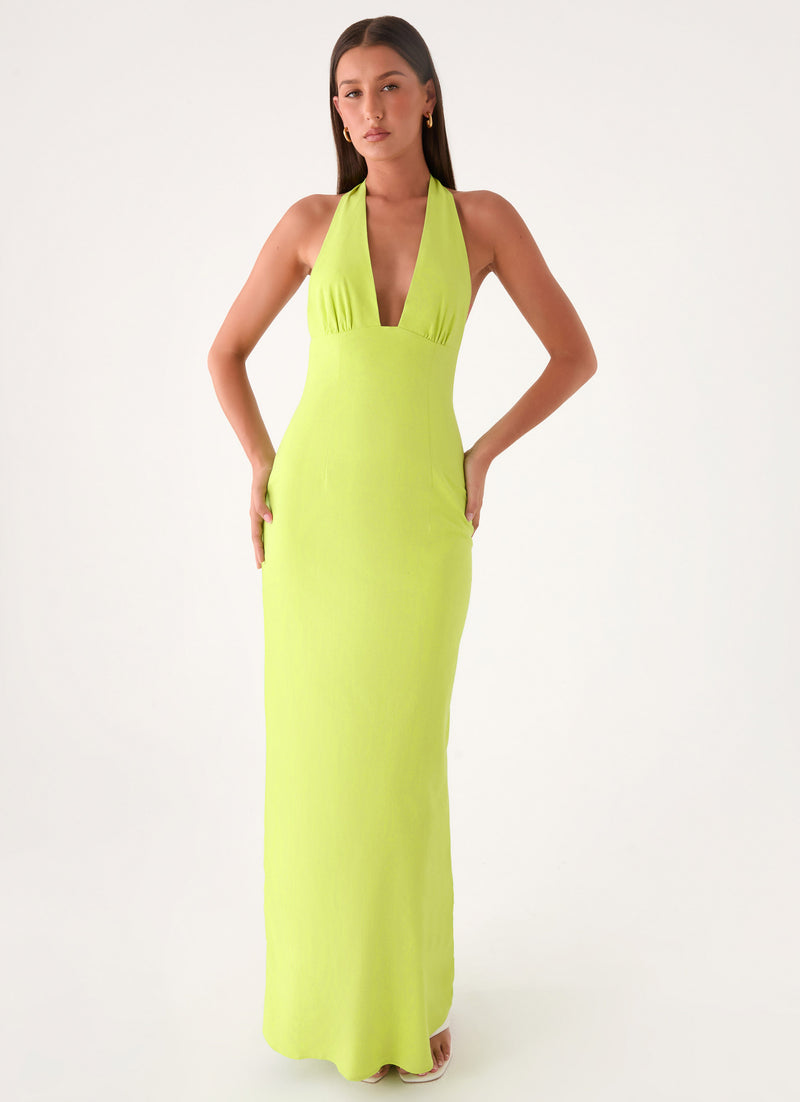 Feyric Maxi Dress - Apple Green