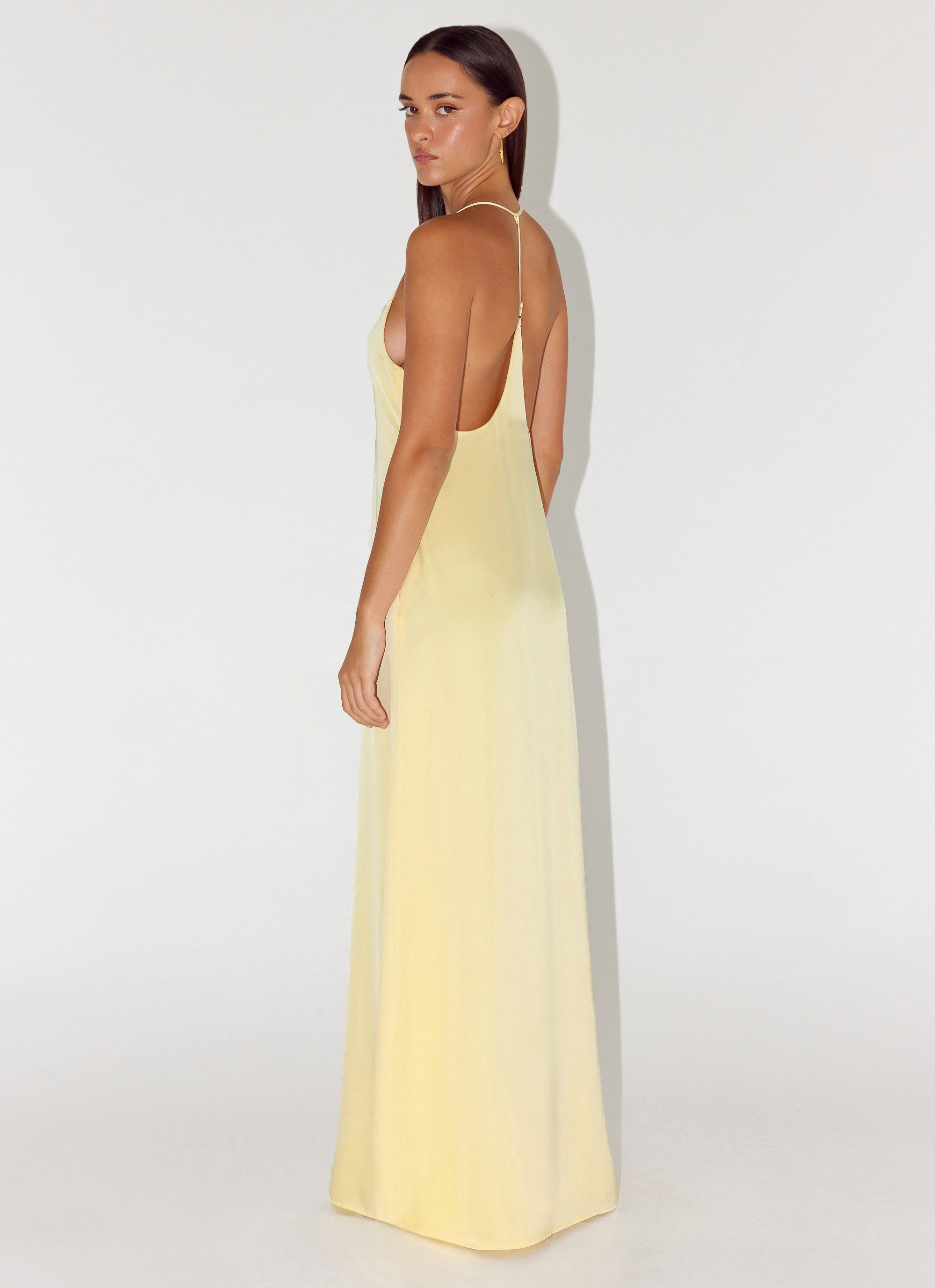 Fine Line Maxi Dress - Yellow Peppermayo Fine Line Maxi Dress - Yellow Peppermayo