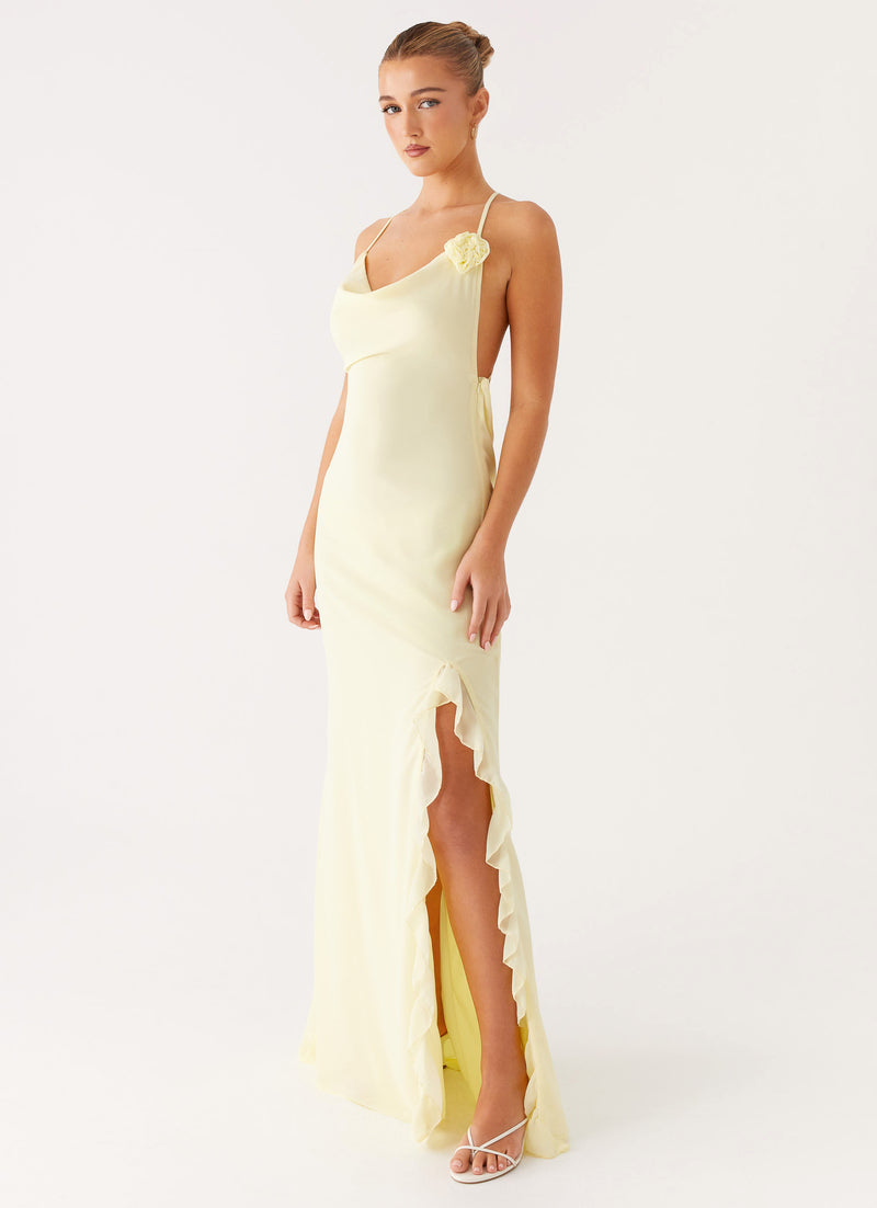First Class Maxi Dress - Yellow